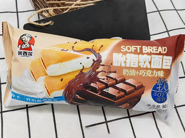 奶油+巧克力味吮指軟麵包